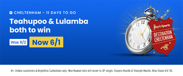 BoyleSports Price Boost on Teahupoo and Lulamba